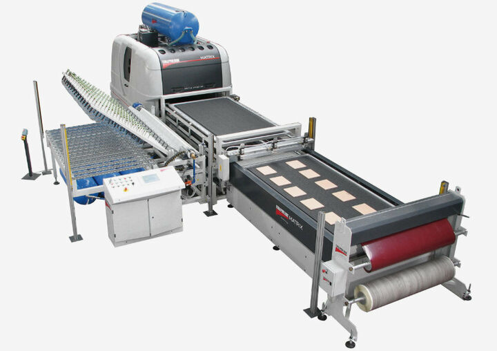 A photo of selected used membrane presses