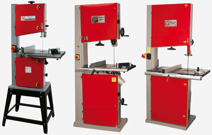 A photo of selected band saws