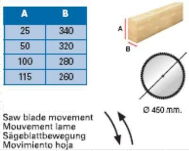 R.BECK UTK 450 UPCUT SAW