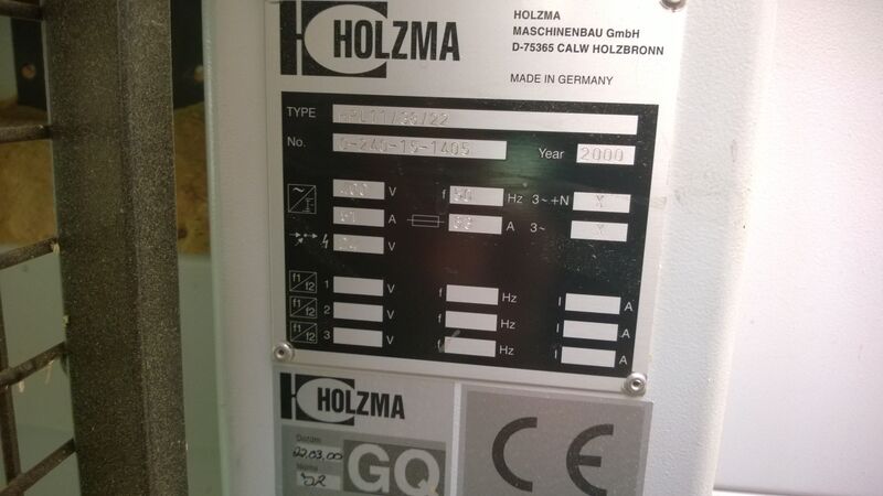 Used Holzma HPL11 Beam Saw