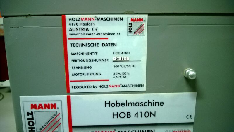 Used Holzmann HOB410N