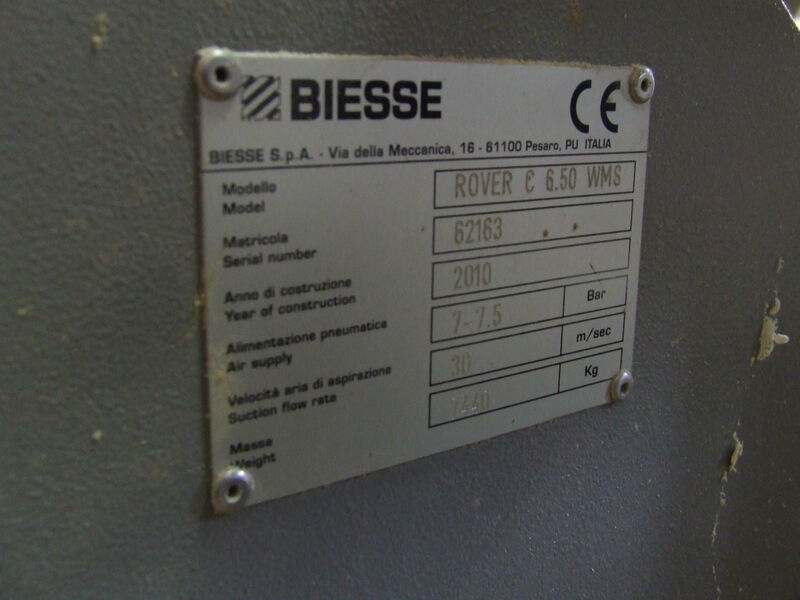 Used Biesse Rover C6.5 WMS