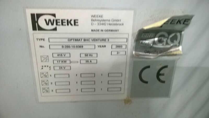 Used Weeke Venture 3