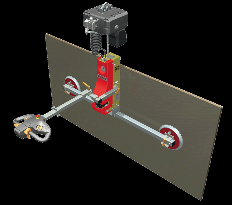 Barbaric Vacuum Lifter uniWood with Integrated Chainhoist