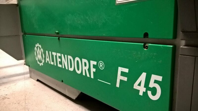 Used Altendorf F45 Panel Saw