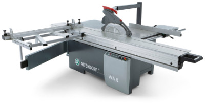 A photo of an Altendorf WA8TE sliding table saw
