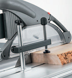 A photo of the manual quick-action clamp