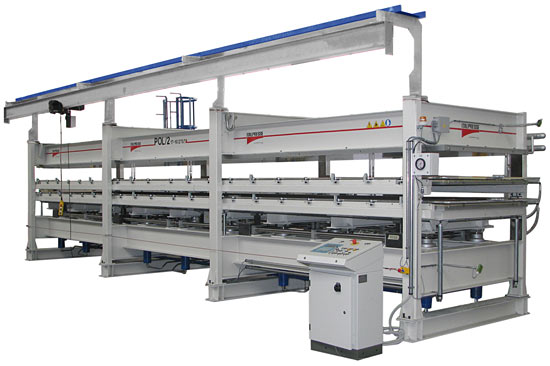 A photo of an Italpresse machine for foamed panels