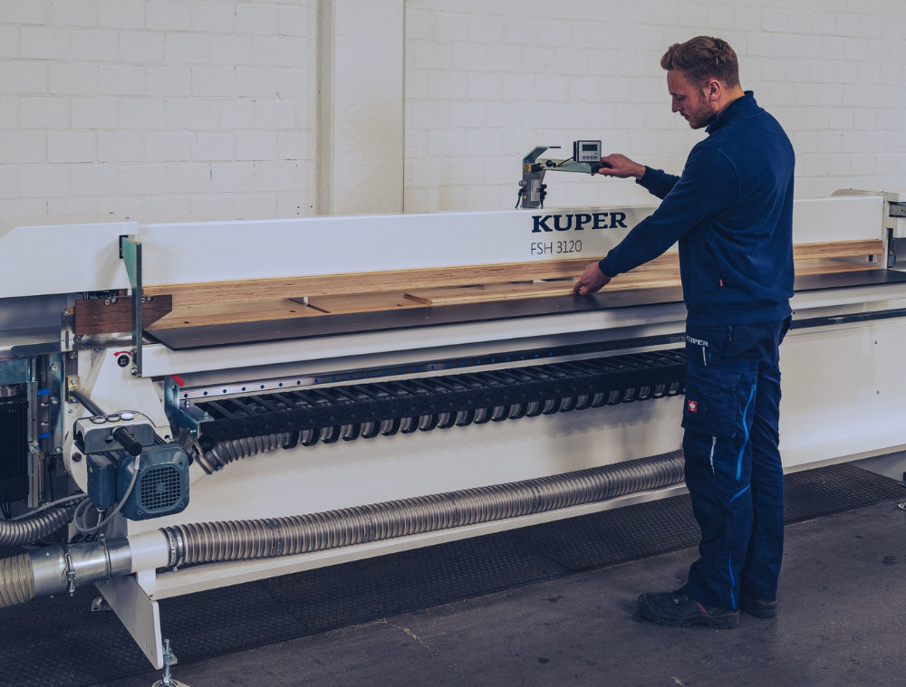 KUPER FSW 1250 Veneer Splicing Machine