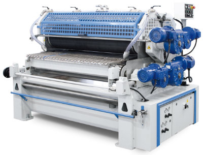 Osama SV4x4-350 automatic glueing machine with 4 rollers with 4 motors
